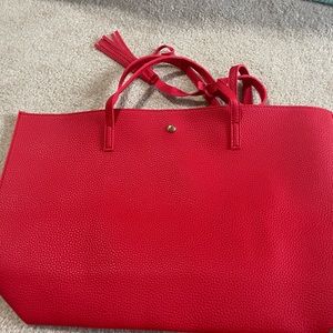 Big red purse
